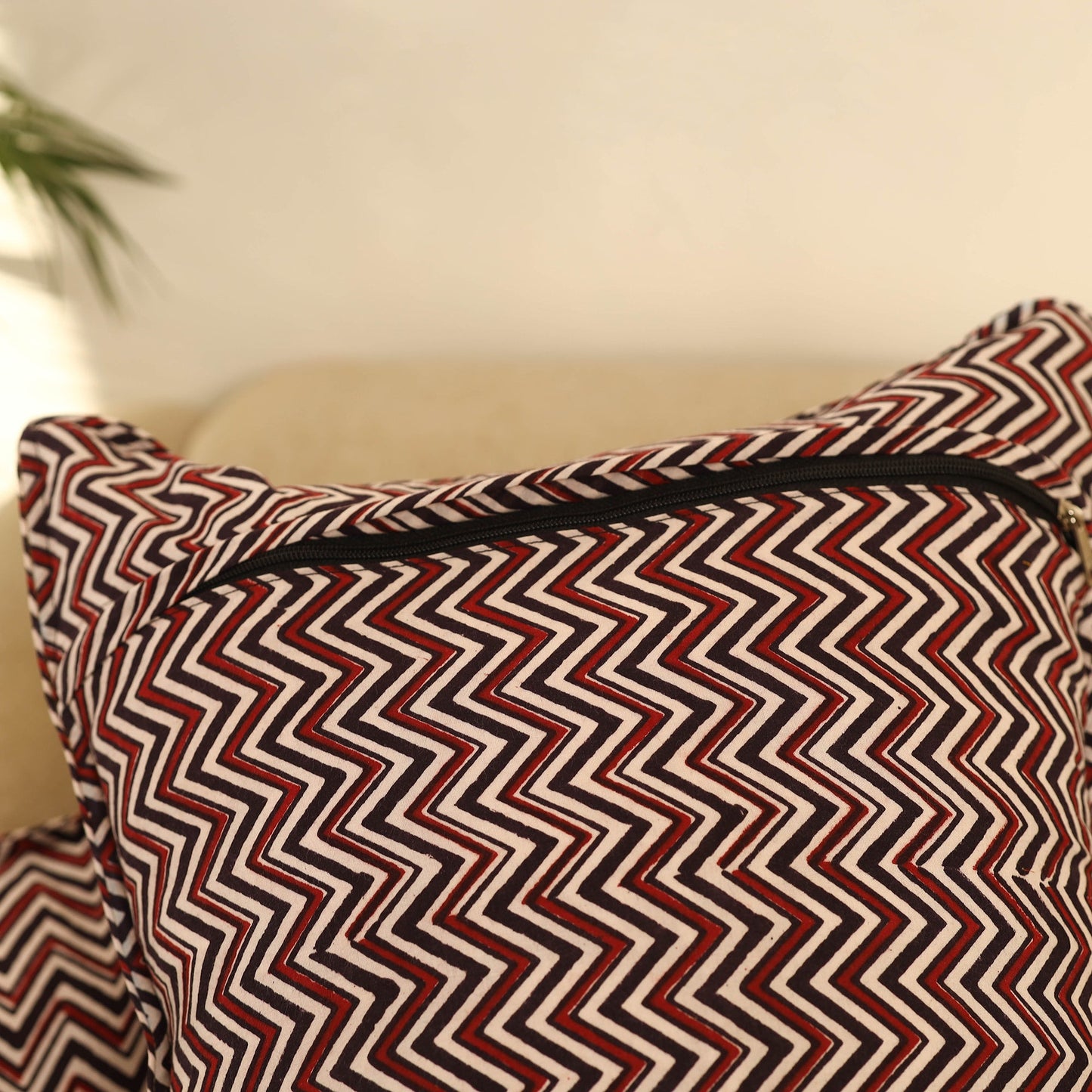 Buy Set of 2 Multicolor Bagh Block Print Cotton Pillow Covers 