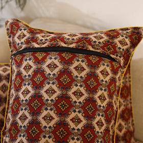 Buy Set of 2 Multicolor Kalamkari Print Cotton Pillow Covers