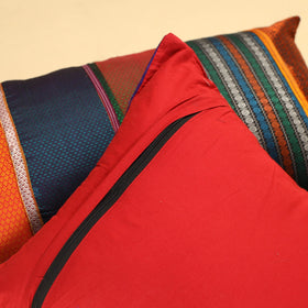  Set of 2 - Khun Patchwork Cotton Pillow Covers (25 x 15 in) 16 