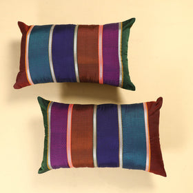  Set of 2 - Khun Patchwork Cotton Pillow Covers (25 x 15 in) 20 