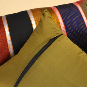  Set of 2 - Khun Patchwork Cotton Pillow Covers (25 x 15 in) 22 