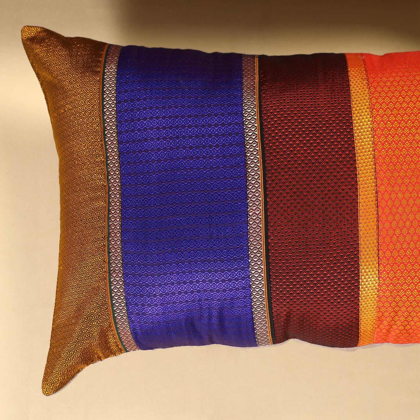  Set of 2 - Khun Patchwork Cotton Pillow Covers (25 x 15 in) 33 