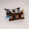 Multicolor - set of 2 patchwork cotton pillow cover 02