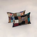 Multicolor - set of 2 patchwork cotton pillow cover 04