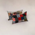 Multicolor - set of 2 patchwork cotton pillow cover 09