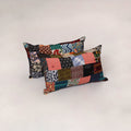 Multicolor - set of 2 patchwork cotton pillow cover 10