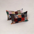 Multicolor - set of 2 patchwork cotton pillow cover 11