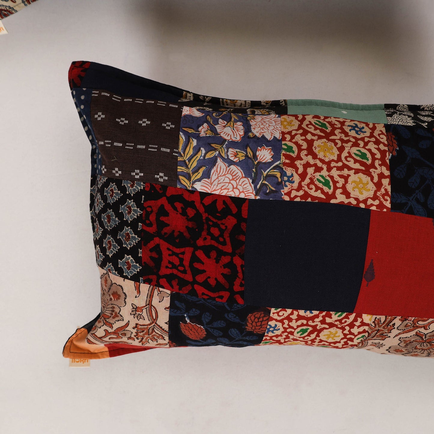 Multicolor - set of 2 patchwork cotton pillow cover 11