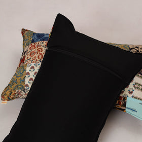 Multicolor - set of 2 patchwork cotton pillow cover 13