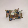 Multicolor - set of 2 patchwork cotton pillow cover 13
