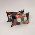 Multicolor - set of 2 patchwork cotton pillow cover 19
