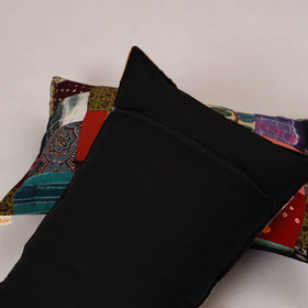 Multicolor - set of 2 patchwork cotton pillow cover 19