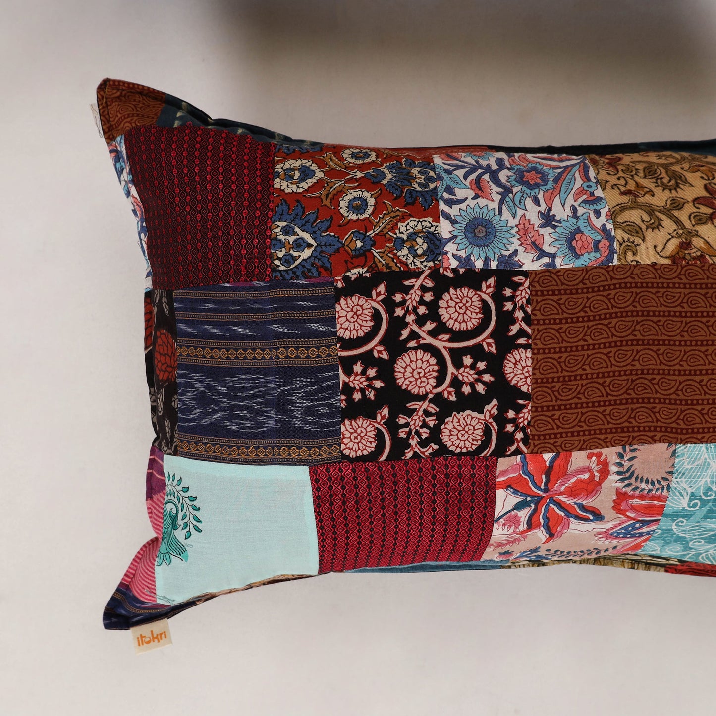 Multicolor - set of 2 patchwork cotton pillow cover 20