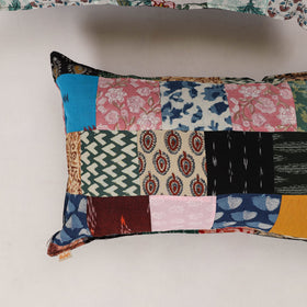 Multicolor - set of 2 patchwork cotton pillow cover 21