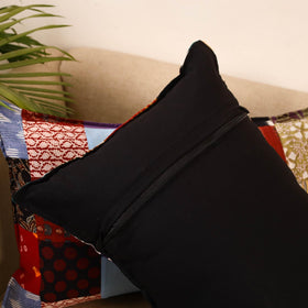 Set of 2 patchwork pillow covers 01 - handcrafted