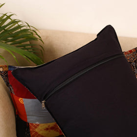 Set of 2 patchwork pillow covers 01 - handcrafted