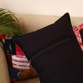 Set of 2 patchwork pillow covers 02 - handcrafted