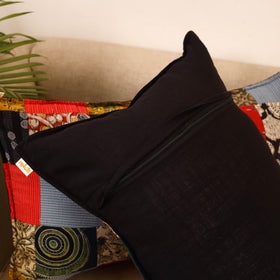 Set of 2 patchwork pillow covers 03 - handcrafted