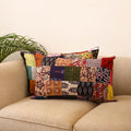 Set of 2 patchwork pillow covers 04 - handcrafted