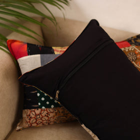 Set of 2 patchwork pillow covers 04 - handcrafted