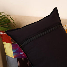 Set of 2 patchwork pillow covers 07 - handcrafted