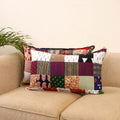 Set of 2 patchwork pillow covers 08 - handcrafted