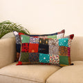 Set of 2 patchwork pillow covers 08 - handcrafted