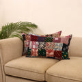 Set of 2 patchwork pillow covers 13 - handcrafted