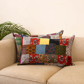 Set of 2 patchwork pillow covers 13 - handcrafted