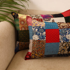 Set of 2 patchwork pillow covers 15 - handcrafted