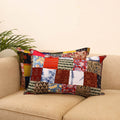 Set of 2 patchwork pillow covers 15 - handcrafted