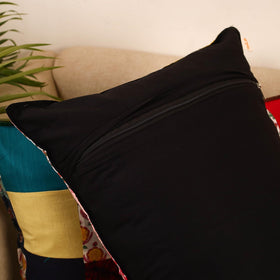 Set of 2 patchwork pillow covers 16 - handcrafted