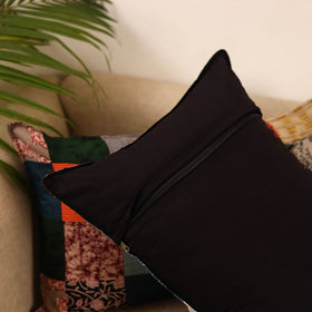 Set of 2 patchwork pillow covers 18 - handcrafted