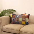 Set of 2 patchwork pillow covers 21 - handcrafted