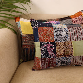 Set of 2 patchwork pillow covers 21 - handcrafted