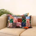 Set of 2 patchwork pillow covers 22 - handcrafted
