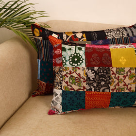 Set of 2 patchwork pillow covers 23 - handcrafted