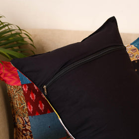 Set of 2 patchwork pillow covers 24 - handcrafted