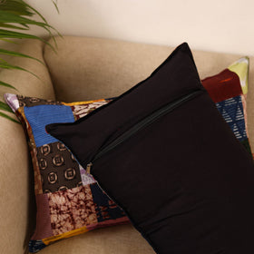 Set of 2 patchwork pillow covers 28 - handcrafted
