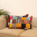 Set of 2 patchwork pillow covers 28 - handcrafted