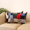 Set of 2 patchwork pillow covers 29 - handcrafted