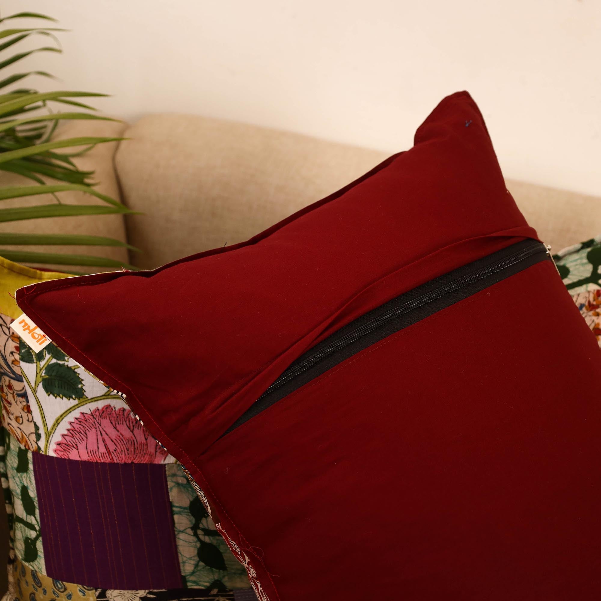 Set of 2 patchwork pillow covers 29 - handcrafted