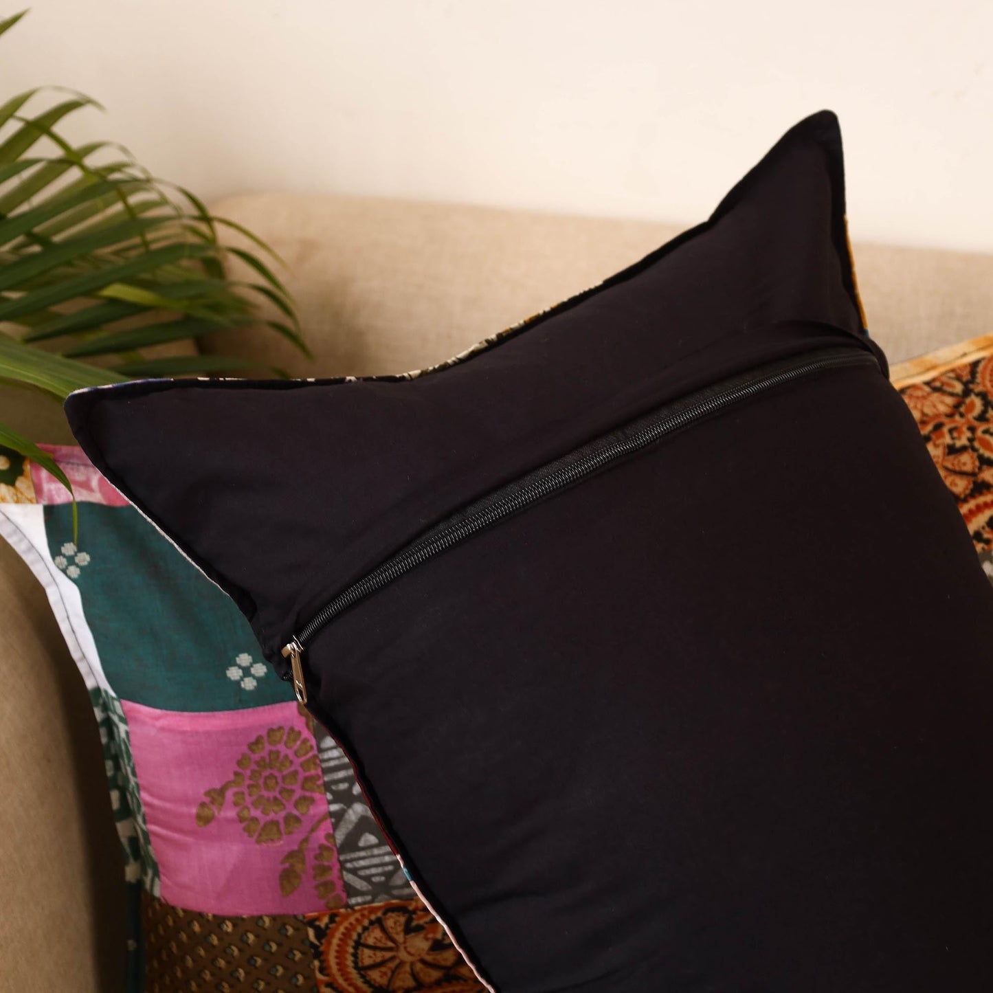 Set of 2 patchwork pillow covers 30 - handcrafted