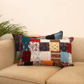 Set of 2 patchwork pillow covers 30 - handcrafted