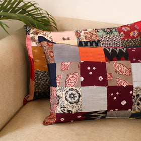 Set of 2 patchwork pillow covers 31 - handcrafted