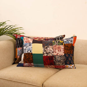 Set of 2 patchwork pillow covers 31 - handcrafted