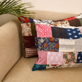 Set of 2 patchwork pillow covers 33 - handcrafted