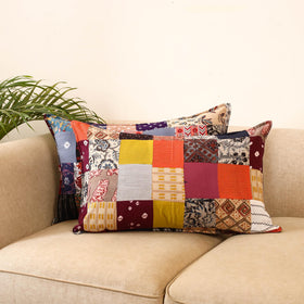 Set of 2 patchwork pillow covers 39 - handcrafted