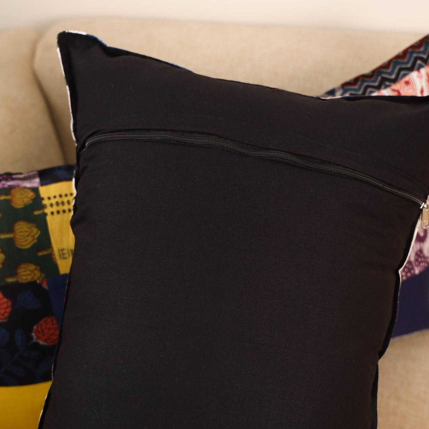 Set of 2 patchwork pillow covers 42 - handcrafted