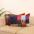 Set of 2 patchwork pillow covers 46 - handcrafted